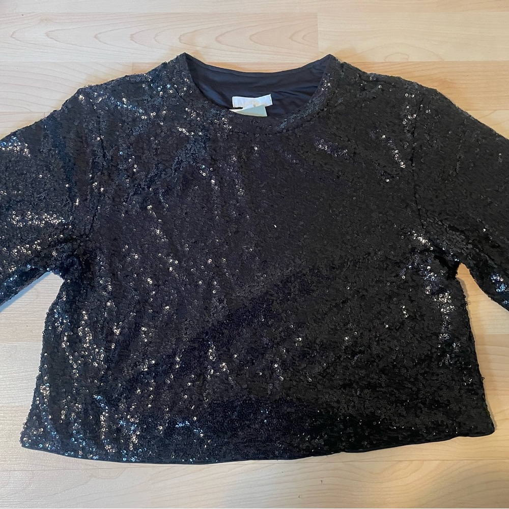 H&M Sequin Crop
